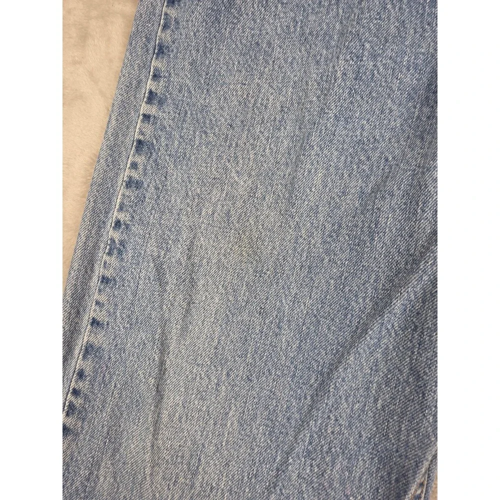 Vintage Levi's 505 Regular Straight Jeans Men 36x34 Fit 34x34 Blue Denim USA 90s